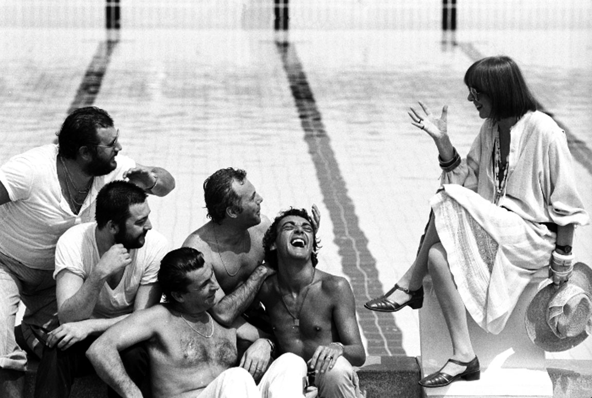 Stilisti, 035-048-24 Stilisti in piscina, 1977 Piscine dello Sporting Club Mondadori, Verona (Italia)